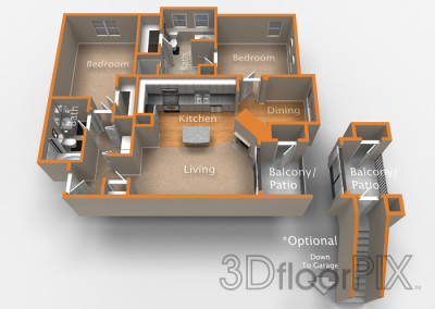 3D floor plans - 3DfloorPIX