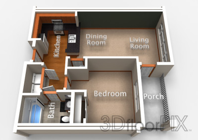 3D floor plans - 3DfloorPIX