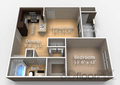 3D floor plans - 3DfloorPIX