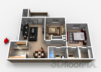 3D floor plans - 3DfloorPIX