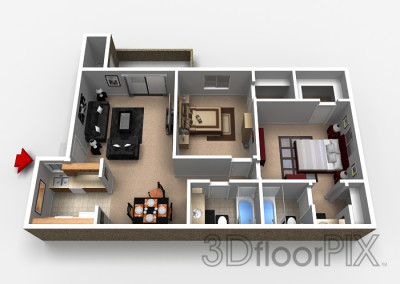 3D floor plans - 3DfloorPIX